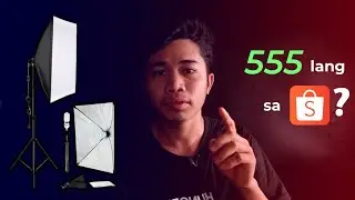 BEST BUDGET Studio Light Unboxing | 555 lang sa Shopee!