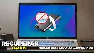 HD FORMATADO e CORROMPIDO: Como Recuperar HD e Dados Perdidos? | 2024