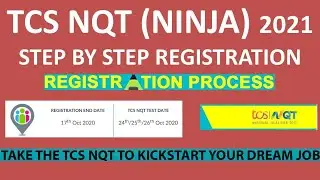 TCS NQT 2021 Drive Information & Registration Procedure