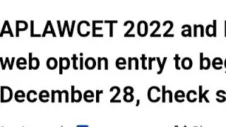 AP LAWCET AND PGLCET 2022 WEB OPTION ENTRY START, HOW TO FILL CHOICE OF COLLEGE, ADMISSION PROCESS