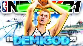 *NEW* DEMIGOD SHOOTING CENTER BUILD! BEST POPPER BUILD ON NBA 2K21!