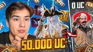 $50 000 UC!🔥TEKINGA OBUNACHIM AKKAUNTLARINI😍KUCHAYTIRIB BERDIM! OBUNACHIM SHOKDA HAMMASINI OLDIM