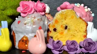 Творожный кулич вкусно и быстро. БЕЗ ДРОЖЖЕЙ. +ТРИ рецепта глазури.