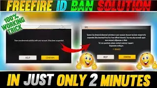 How To Recover Freefire Suspended id || FreeFire Suspended Account Recovery 100%