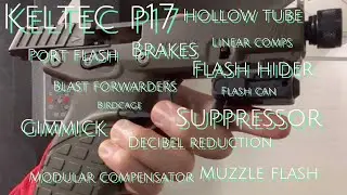 22LR Pistol Muzzle Device Range Roundup - brake comps suppressor flash hider hollow tube monocore
