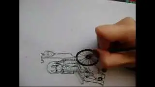 Fast Draw - Wheelchair Girl Tutorial with BIC By RedStar-Sama