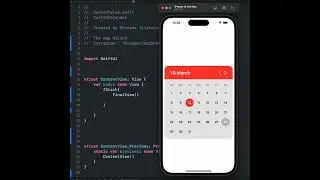 CUSTOM CALENDAR UI BY CODEING  📆 || 
