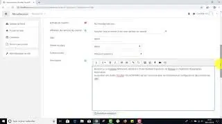 modifier son profil dans la plateforme moodle