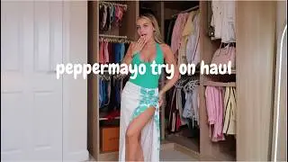 PEPPERMAYO try on haul 🌴☀️ best one yet