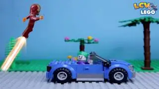 Lego Superheroes: Joker invisible man & Car Robbery