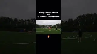 HITTING WALL SHOTS WITH ASTON VILLA SET PIECE COACH🔥