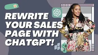Rewrite Your Sales Page with ChatGPT