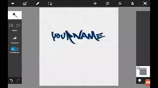 How to make your text glow (ps touch) and (phonto text)