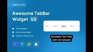 FlutterFlow TabBar Widget ✨ 