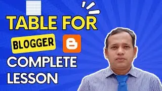 How To Add Table In Blogger Post || Insert Table in Blogger - Tech Online