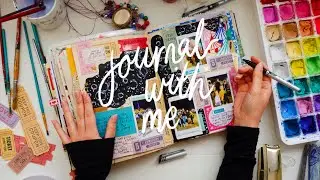 junk journal with me ✿✿ finishing my journal