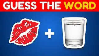 Guess The Word By Emojis 🤔 Emoji Quiz Challenge | Can You Guess The Word By Emoji?