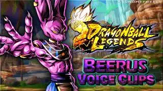 All Beerus Voice Clips • Dragon Ball Legends • Voice Lines (Jason Douglas) - ENGLISH