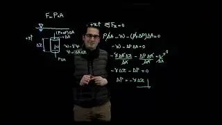 Hydrostatic equation and hydrostatic pressure + an example