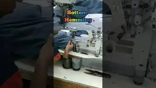 Polo shirt bottom hemming #poloshirts #bottomhem #hemming #sewing #sewingtutorial #garments