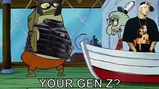 Squidward gets cancelled for listening to Eminem (ft. @Colaws)