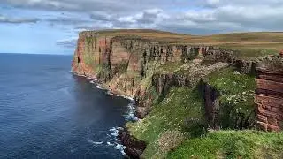 View of Old Man of Hoy in Orkney, Scotland
