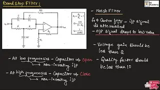 EPC#56 Band stop filter / Notch filter || EC Academy
