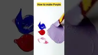 How to make purple color #youtubeshorts #trending #art