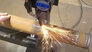 Plasma etching with the CNC Pipe Processor