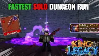 Speed Running Dungeon Solo | King Legacy
