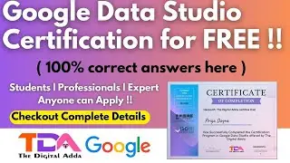 Google Data Studio Free Certificate | Free Online Certifications