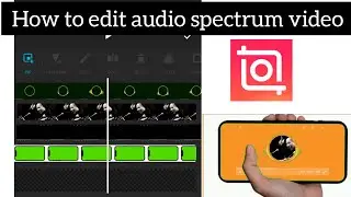 How to make audio spectrum in inshot|| Audio visualize on Android ||inshot Audio spectrum