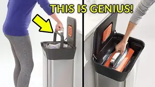 This Trash Can Has a Brilliant Feature!