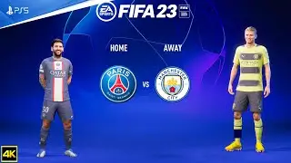 FIFA 23 - PSG Vs Manchester City - UEFA Champions League | PS5™ [4K 60FPS ] Next Gen