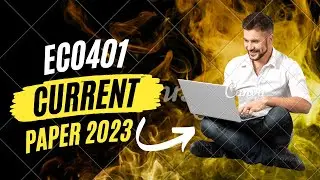 ECO401 Final-Term Current Paper 2023 | ECO401 Current Paper 2023 | ECO401