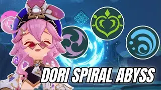 Dori Hyperbloom smashing 4.1 Spiral Abyss | Genshin Impact