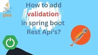 How to add validation in spring boot rest api?