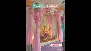 Ganpati bappa decoration ideas @ home #shorts