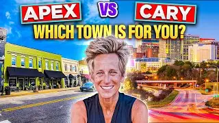 APEX vs CARY NC | MOVING to Raleigh NC | Which Town is Right For You?