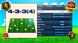 The Best META 433(4) Attacking Custom Tactics - FIFA 23 Ultimate Team