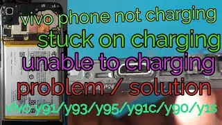 how to fix vivo phone not charging / stuck on charging mode / problem - solution
