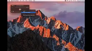 Using QuickTime Player for screen recording/capture, with audio. On Mac.