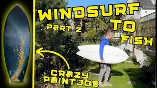 What to do with your old surfboard? | Upcycling windsurfboard into brand new fish | Part 2