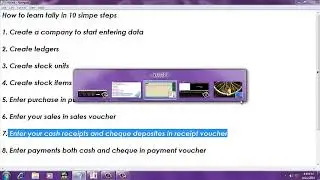 Tally erp 9 tutorial in 10 simple steps in english