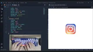 ASMR Programming - Making Instagram Logo in HTML and CSS for Beginner
