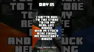100 Days - [Minecraft Shorts] - Day 85 #minecraft #100days