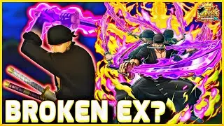 BEST EX IN OPBR? 6* EX ZORO GAMEPLAY ONE PIECE BOUNTY RUSH 
