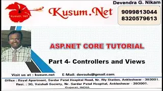 CONTROLLERS AND VIEWS || ASP.NET CORE TUTORIAL FOR BEGINNERS