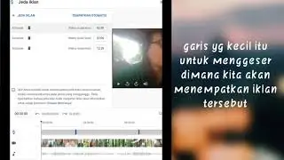 Menambah iklan dalam video kamu