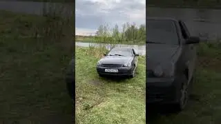 Застрял на речки на Приоре поехал на шашлыки